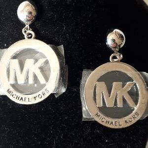 Michael Kors Jewelry - Michael Kors Pierced Earring Silver Tone NIB Michael Kors Jewelry - Michael Kors Pierced Earring Silver Tone NIB